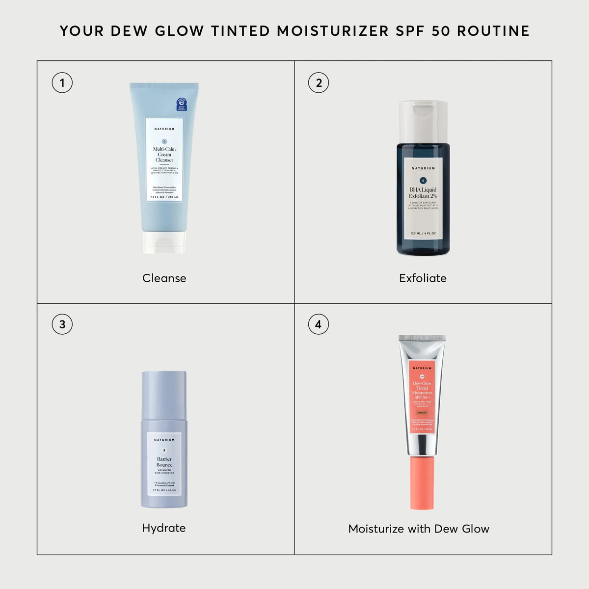 Dew-Glow Tinted Moisturizer SPF 50+ Early Morning Skincare Essential