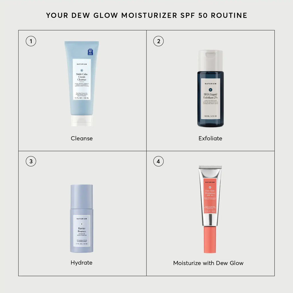 Dew-Glow Moisturizer SPF 50 - Travel Size Staycation Skincare Essential