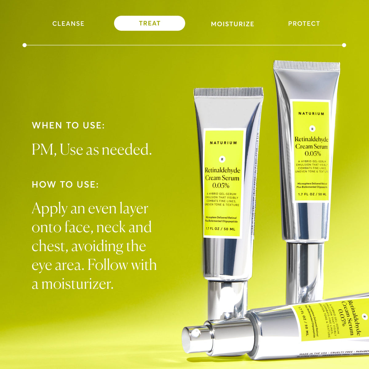 Retinaldehyde Cream Serum 0.05% Evening Skincare Routine Pick