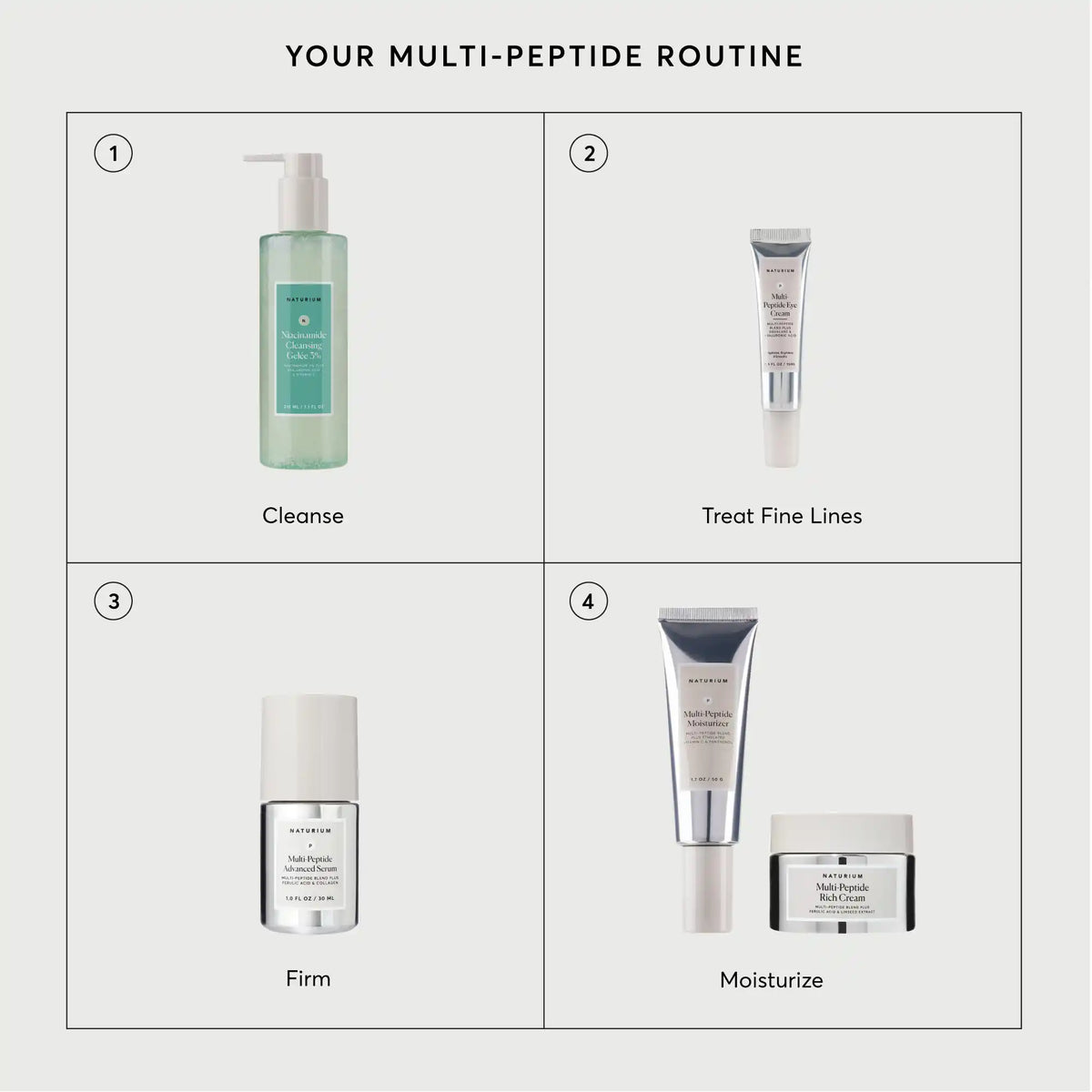 Multi-Peptide Moisturizer - Jumbo At Home Skincare Routine Essential