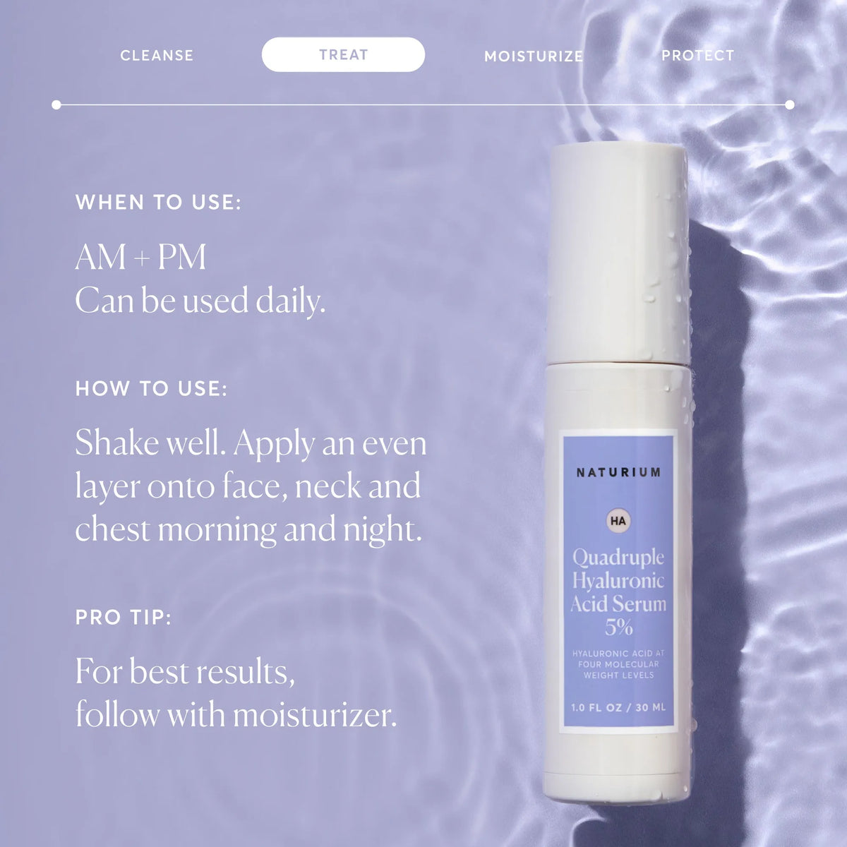 Quadruple Hyaluronic Acid Serum 5% Daily Skincare