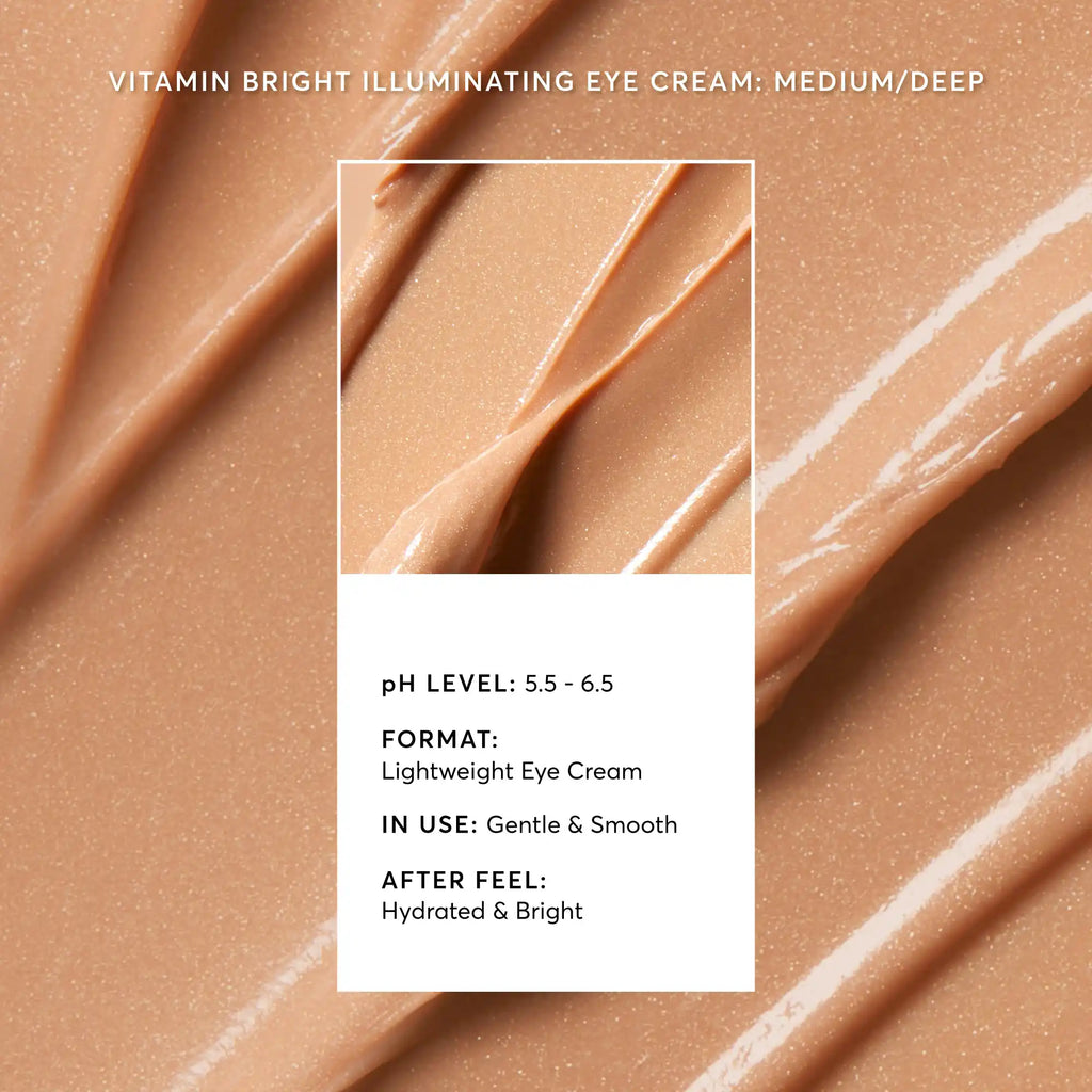 Vitamin Bright Illuminating Eye Cream Monday Skincare Routine Pick