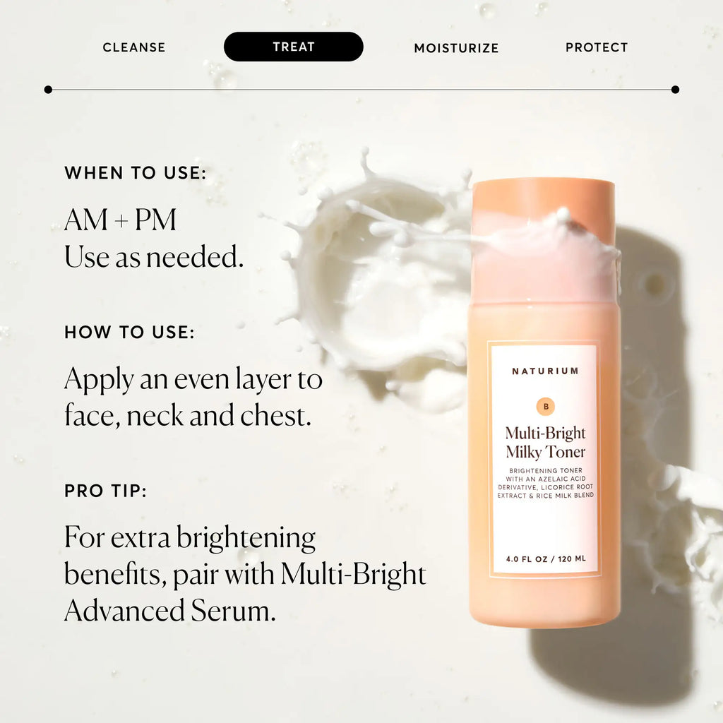 Multi-Bright Milky Toner Winter Care Routine Essential