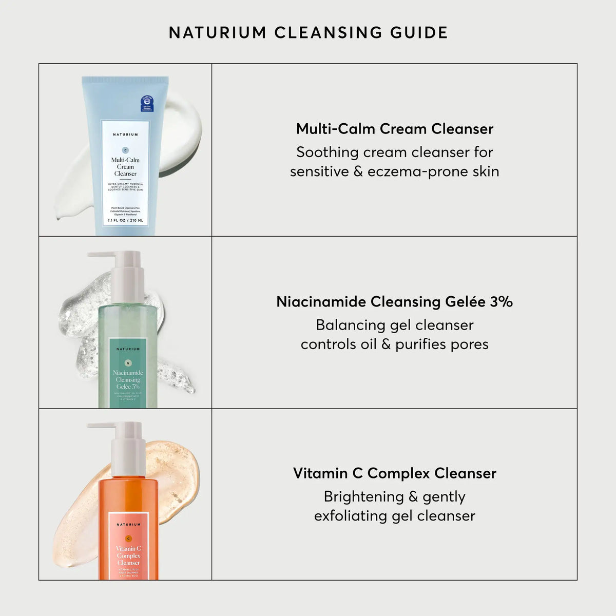 Multi-Calm Cream Cleanser Evening Skincare Addition