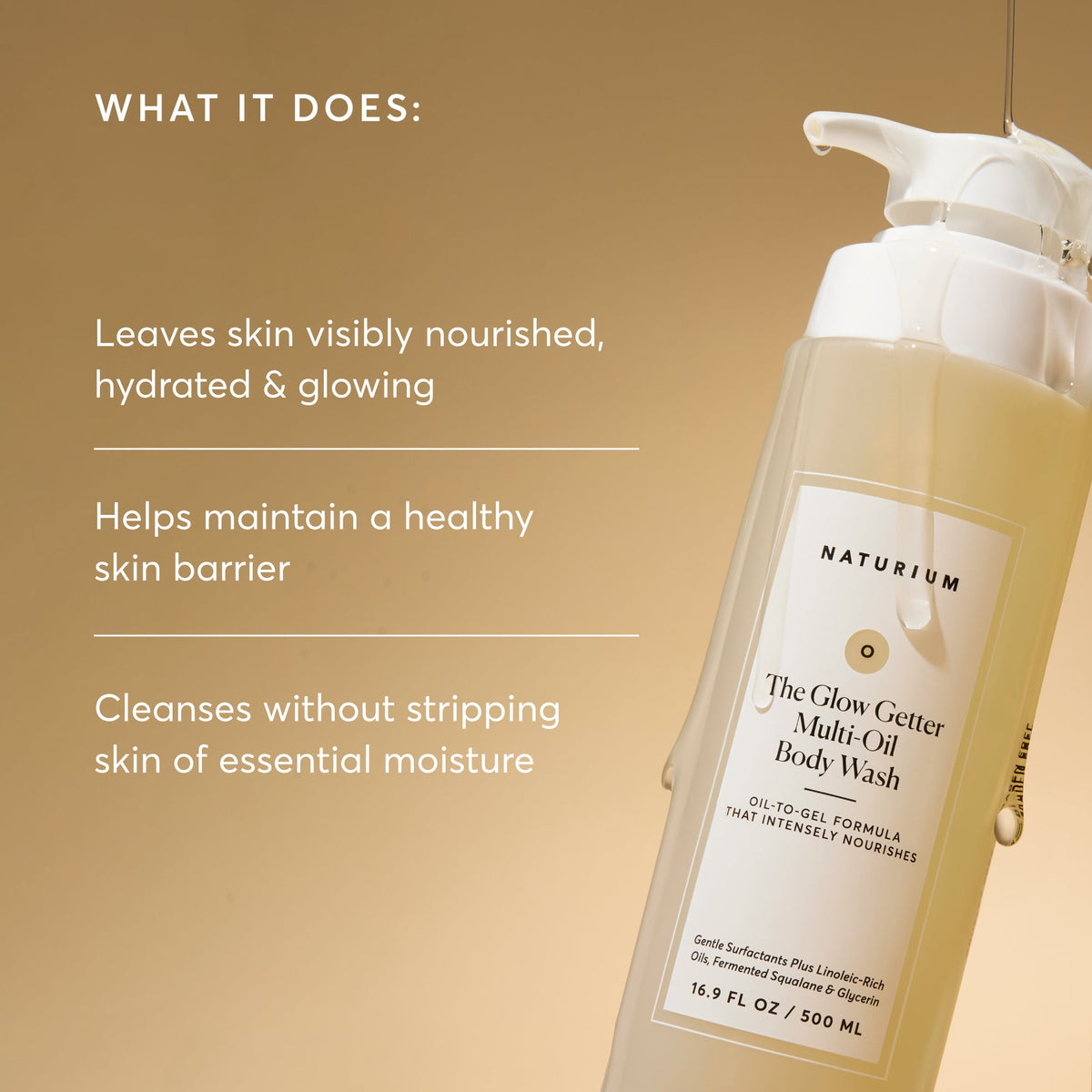 The Glow Getter Multi-Oil Body Wash - Travel Size Day Off Skincare Staple