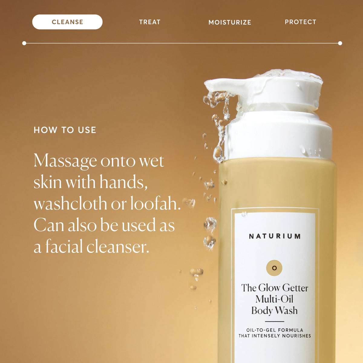The Glow Getter Multi-Oil Body Wash - Travel Size Day Off Skincare Staple