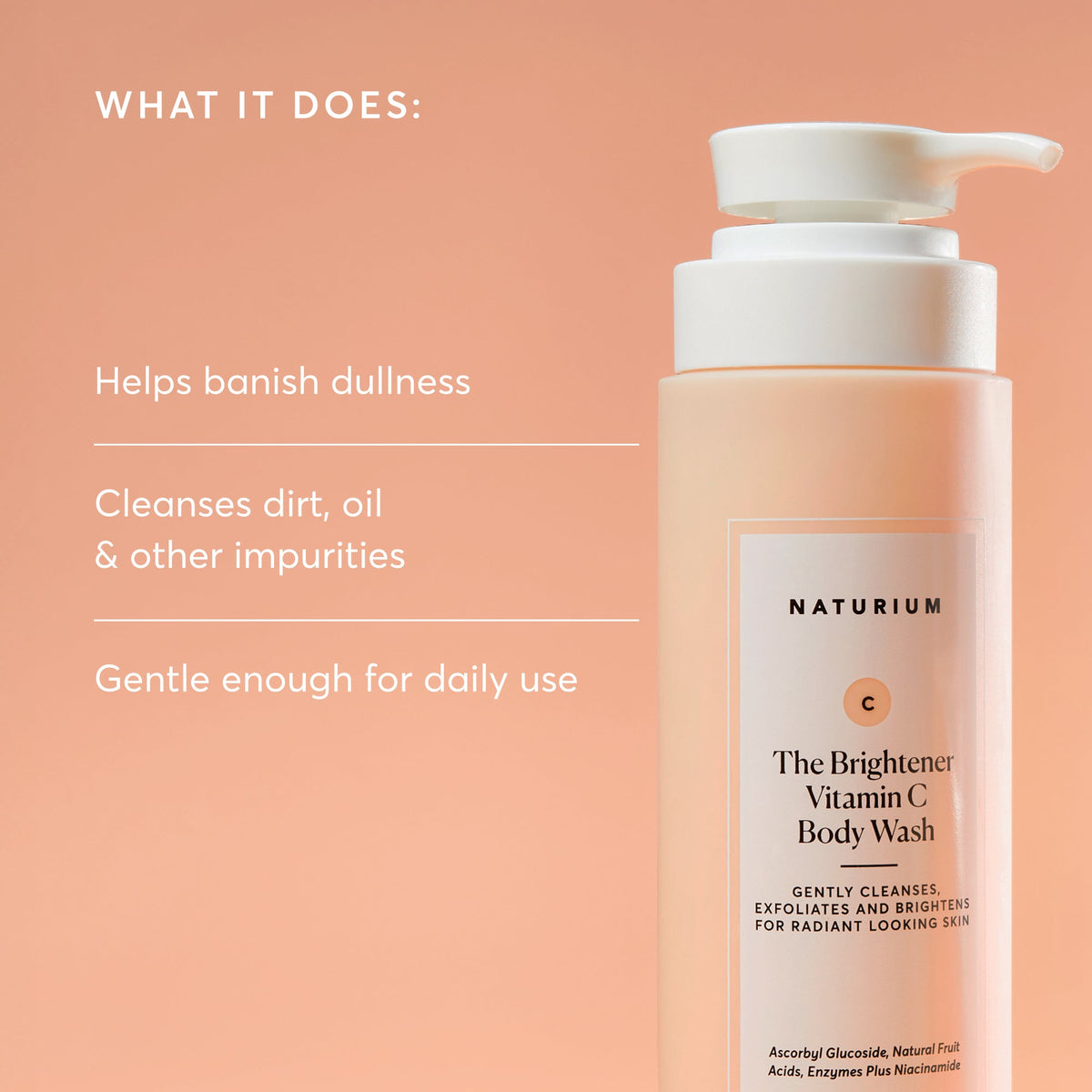 The Brightener Vitamin C Brightening Body Wash Seasonal Skincare Addition