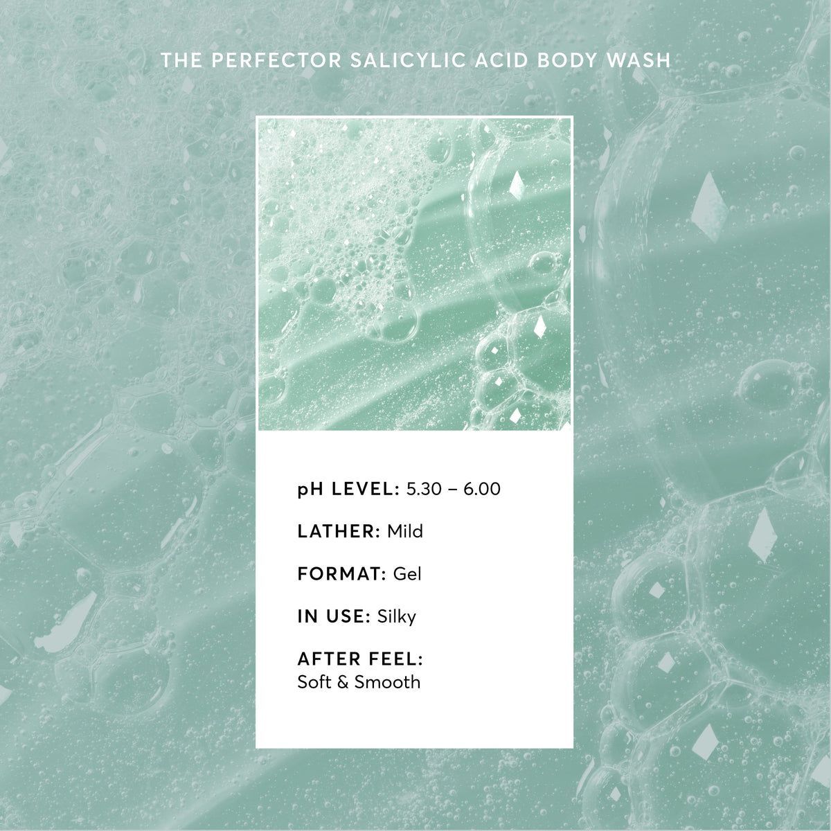 The Perfector Salicylic Acid Body Wash Travel Size Morning Skincare Routine Essential