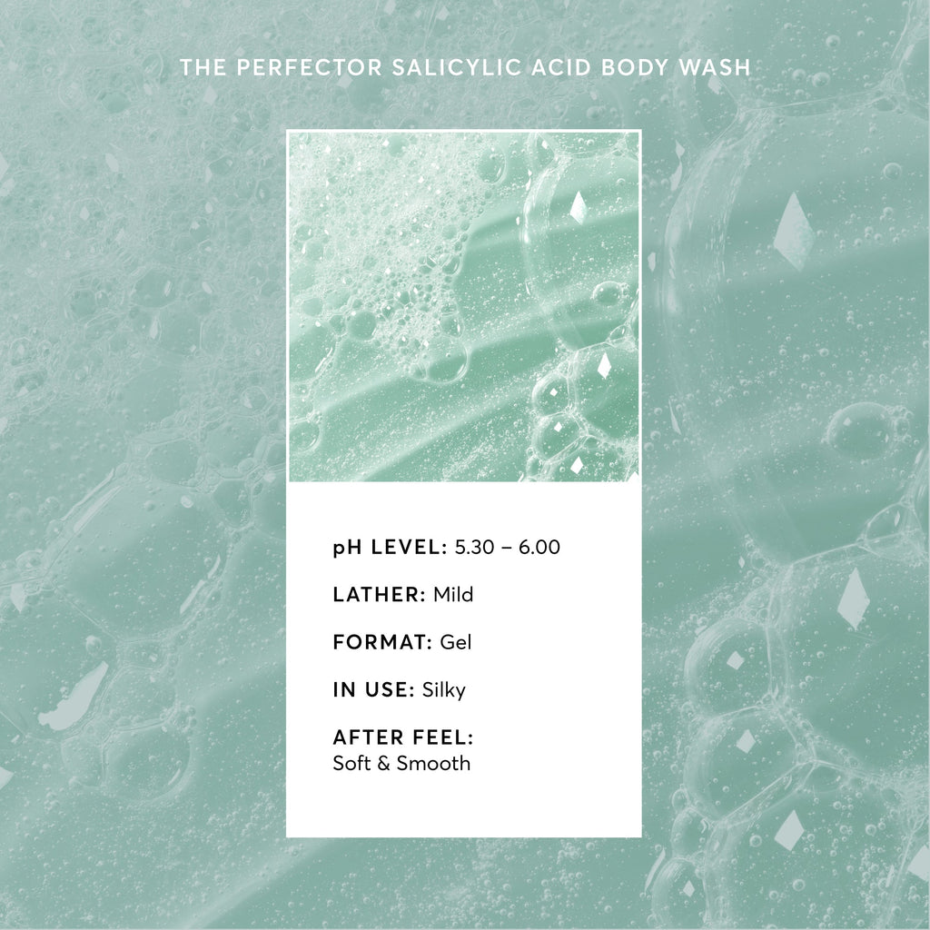 The Perfector Salicylic Acid Body Wash Early Morning Skincare Addition