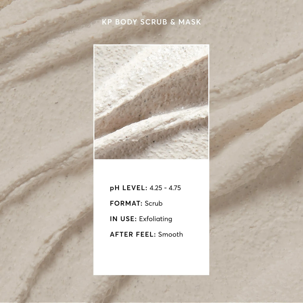 KP Body Scrub & Mask - Travel Size Personal Skincare Routine Essential