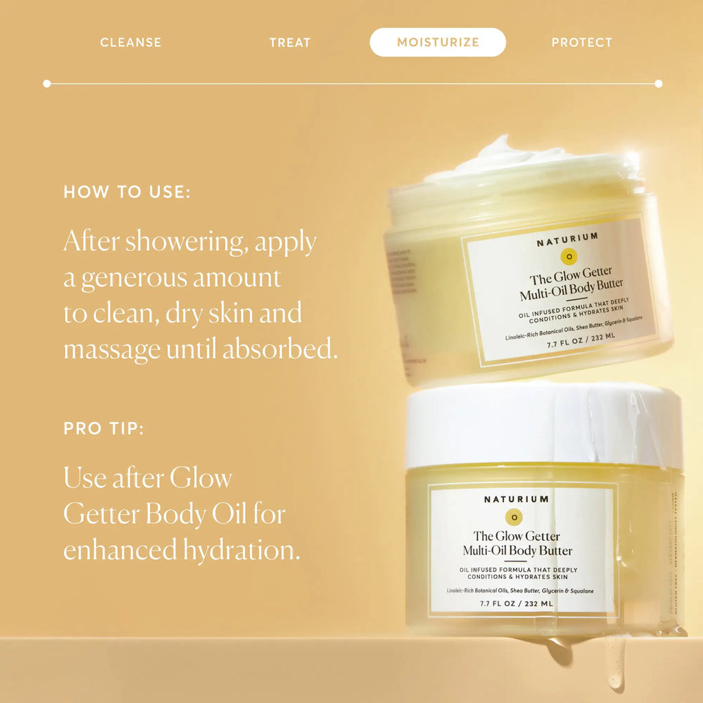 The Glow Getter Multi-Oil Body Butter - Travel Size Fall Care Routine Pick