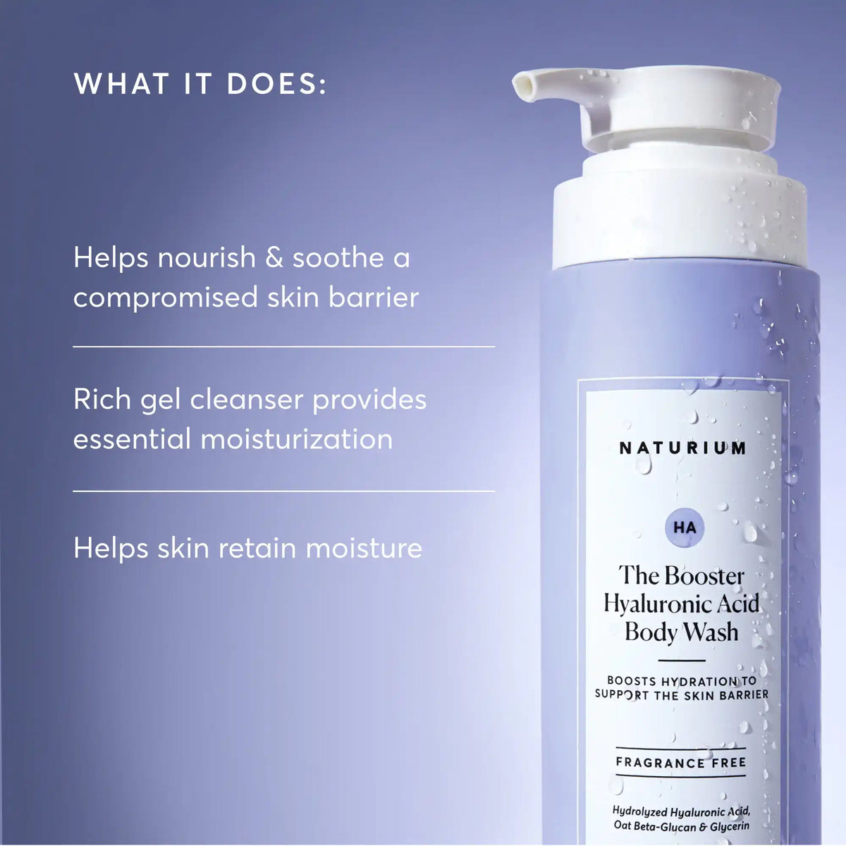 The Booster Hyaluronic Acid Body Wash Seasonal Skincare Choice