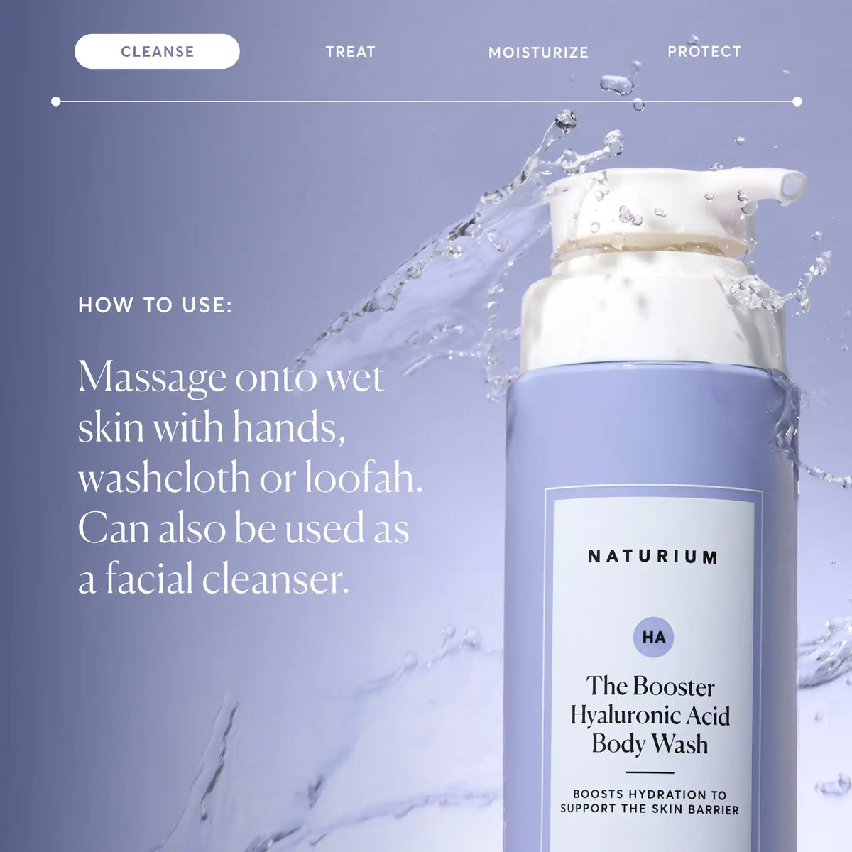 The Booster Hyaluronic Acid Body Wash Seasonal Skincare Choice