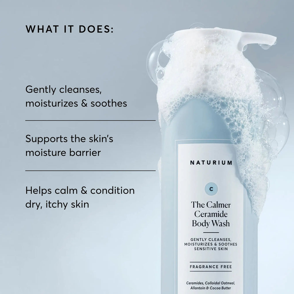 The Calmer Ceramide Body Wash Weekday Morning Skincare Choice