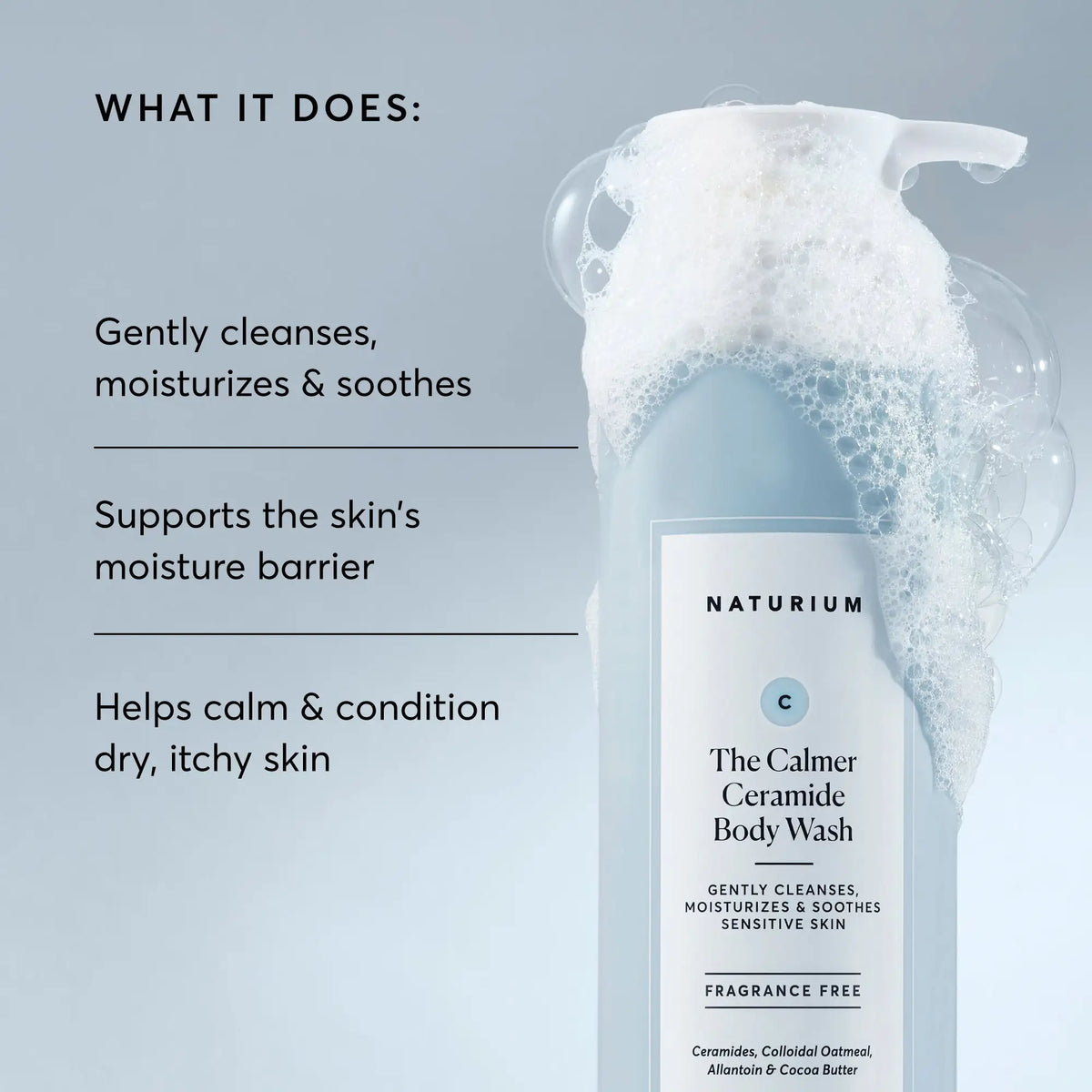 The Calmer Ceramide Body Wash Weekday Morning Skincare Choice