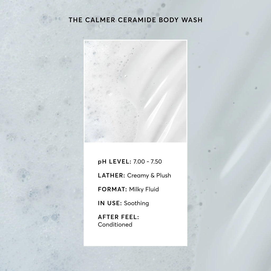 The Calmer Ceramide Body Wash Weekday Morning Skincare Choice
