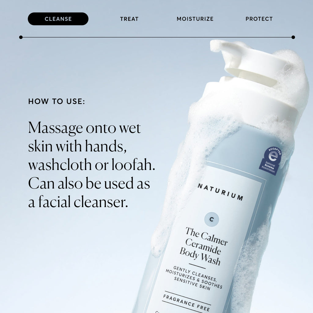 The Calmer Ceramide Body Wash Weekday Morning Skincare Choice