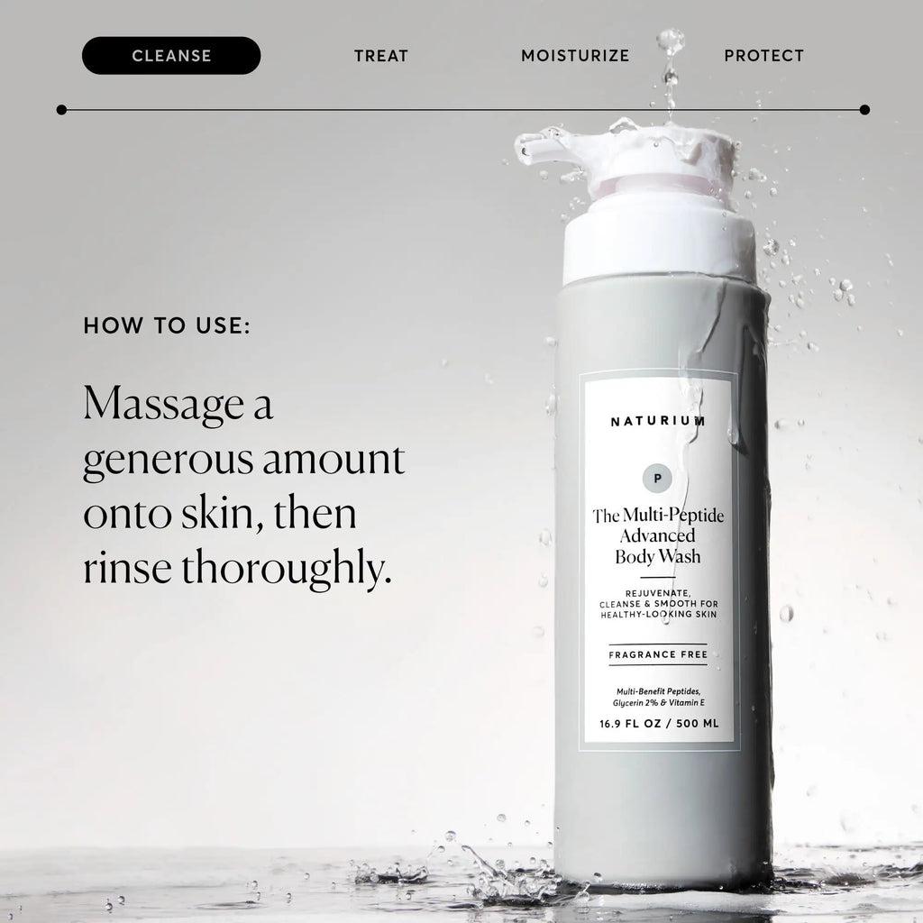 The Multi-Peptide Advanced Body Wash Weekday Evening Skincare Staple