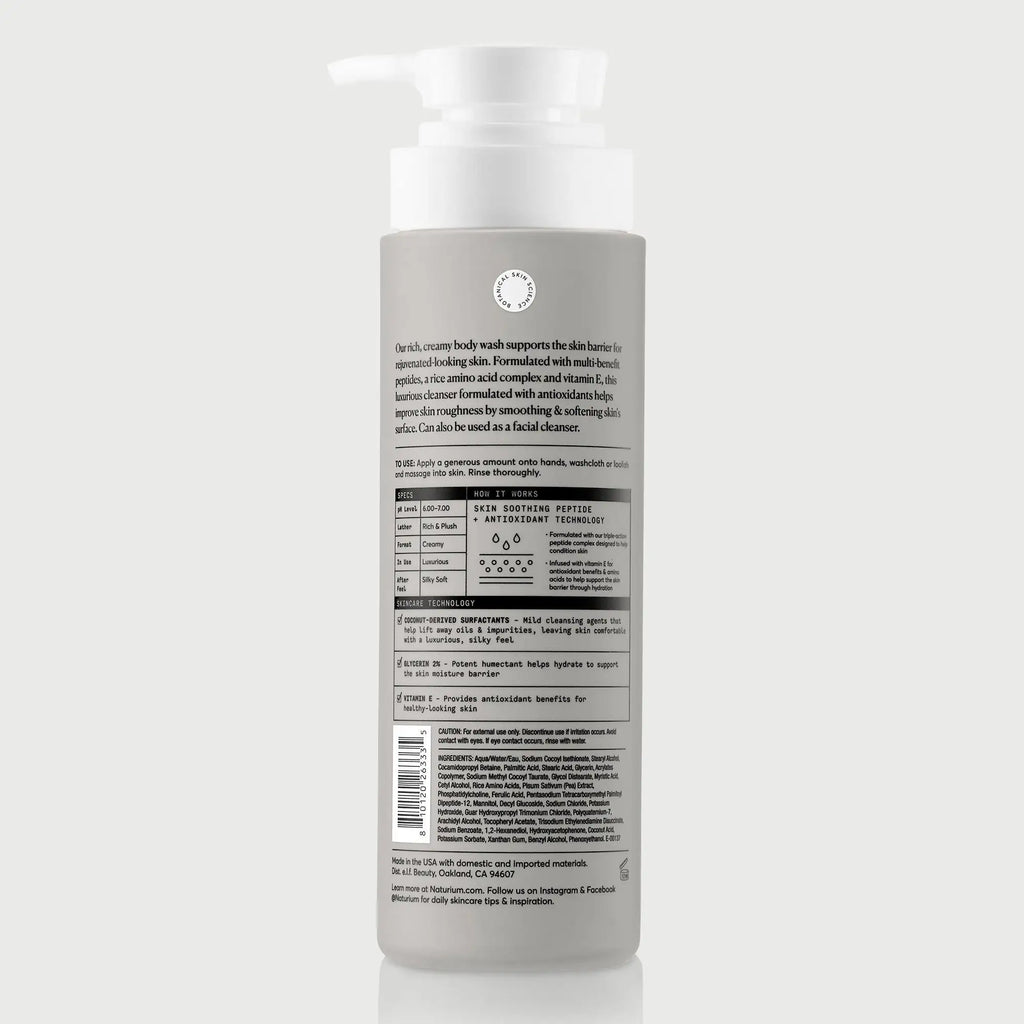The Multi-Peptide Advanced Body Wash Weekday Evening Skincare Staple