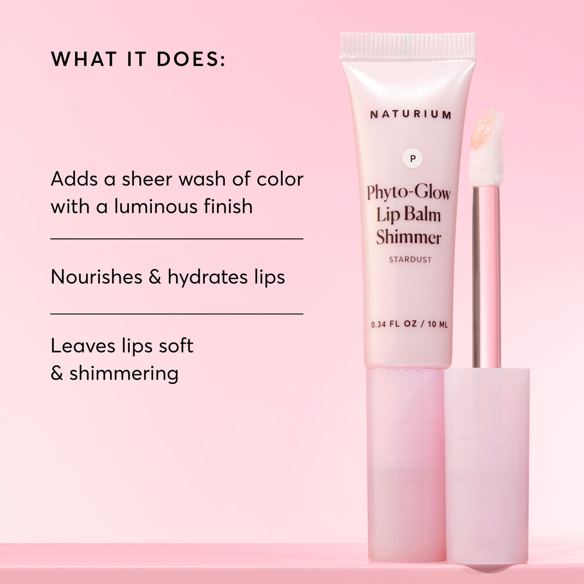 Phyto-Glow Lip Balm Shimmer Stardust Sunday Skincare Essential