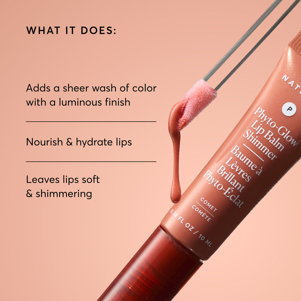 Phyto-Glow Lip Balm Shimmer Comet Staycation Skincare Pick