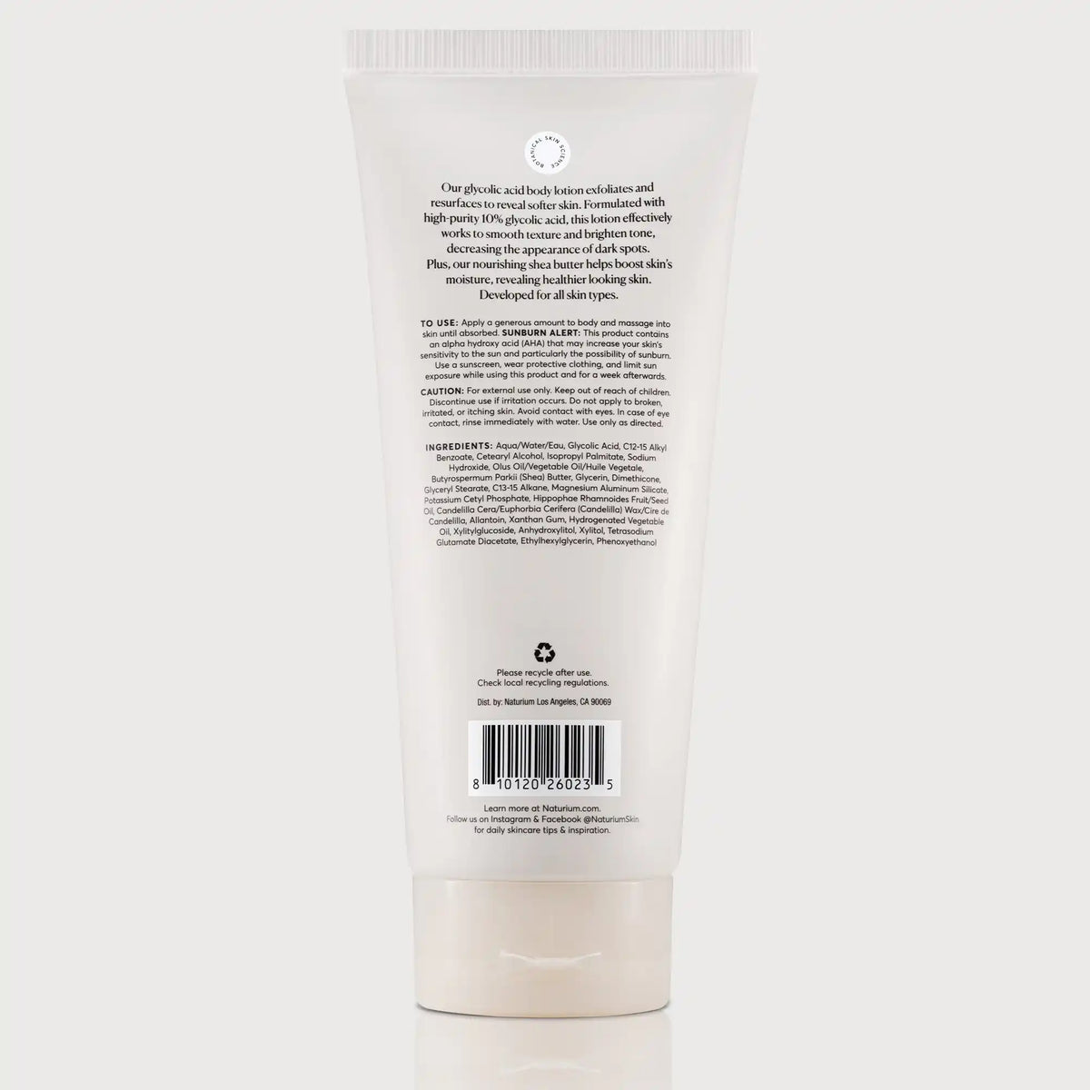 The Smoother Glycolic Acid Body Lotion Familiar Skincare Pick