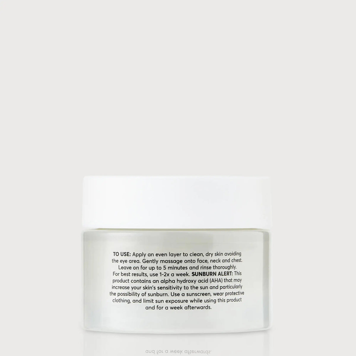 AHA Exfoliating Mask 10% Vacation Skincare Addition