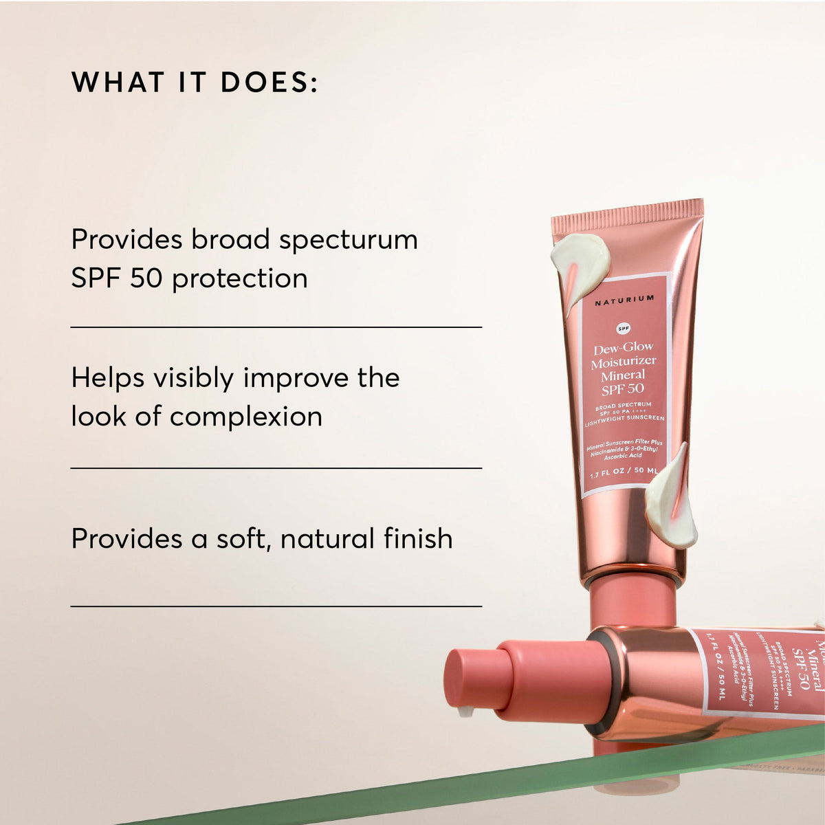 Dew-Glow Moisturizer Mineral SPF 50 Workday Skincare Routine Pick