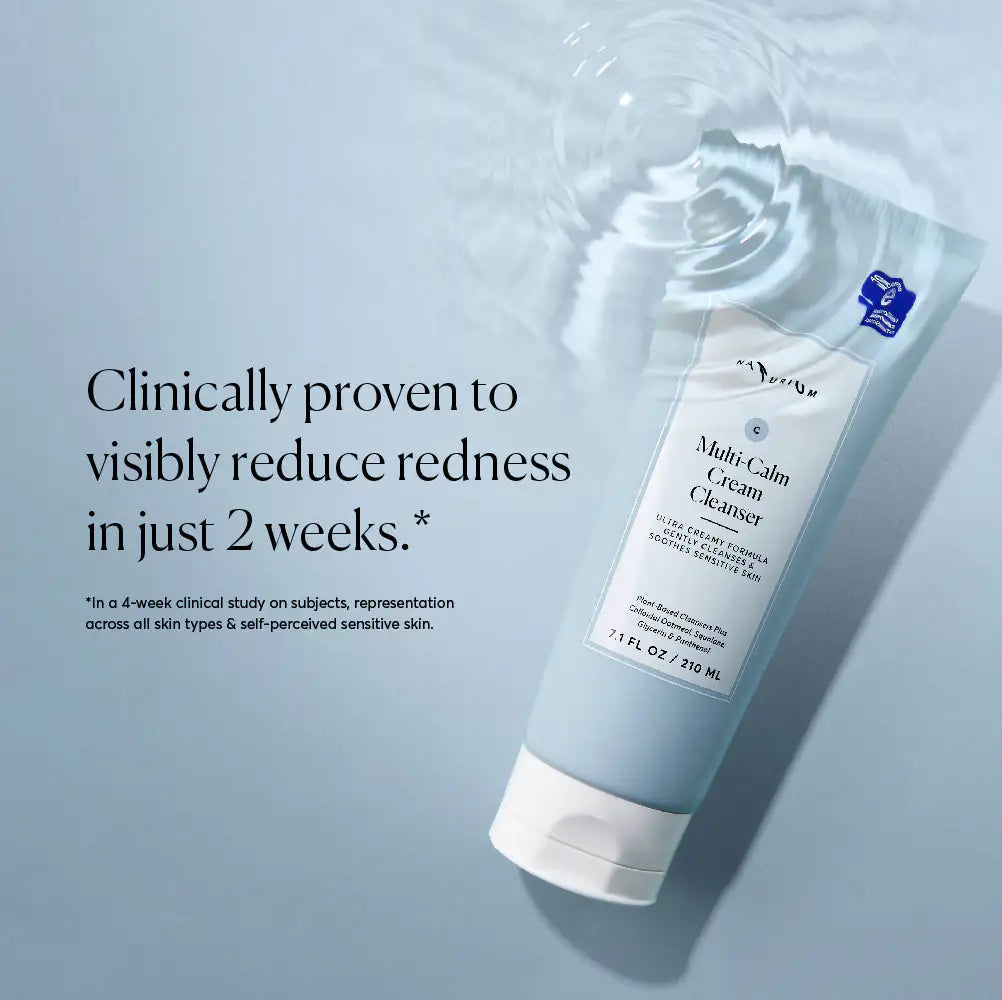 Multi-Calm Cream Cleanser Evening Skincare Addition
