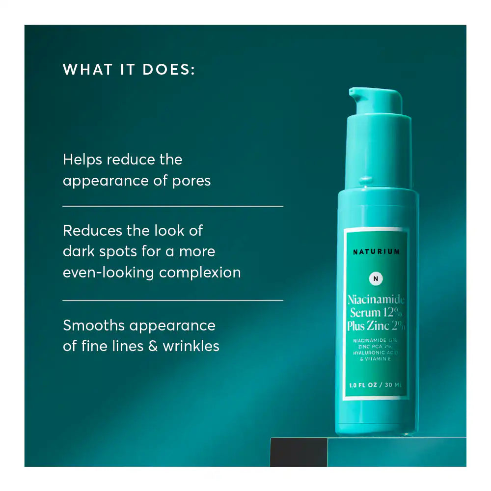Niacinamide Serum 12% Plus Zinc 2%  - Jumbo Sunday Care Routine Essential