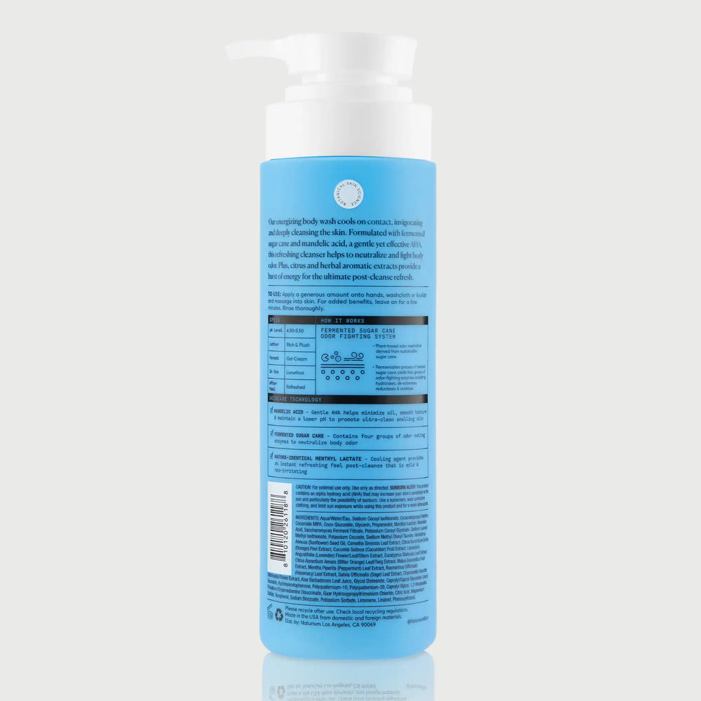 The Energizer Mandelic Acid Body Wash Seasonal Skincare Routine Essential