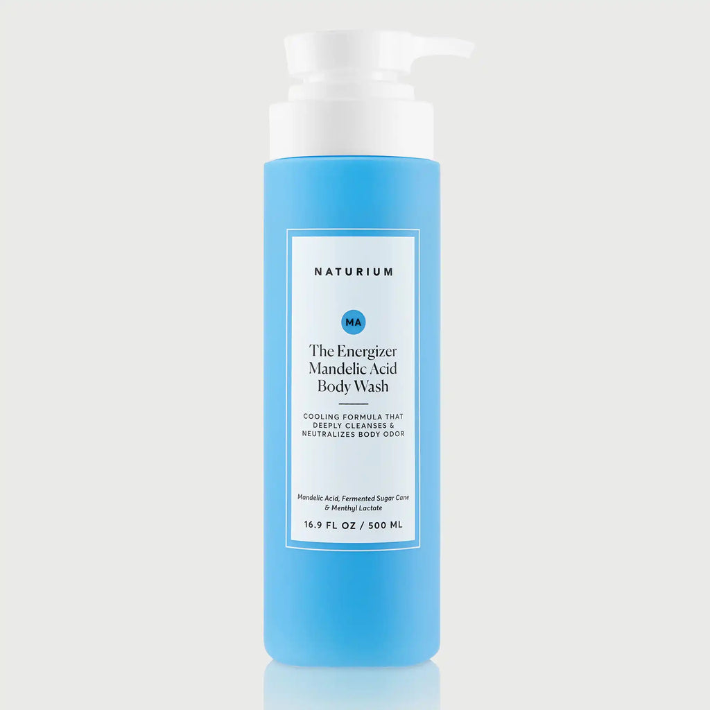 The Energizer Mandelic Acid Body Wash Seasonal Skincare Routine Essential