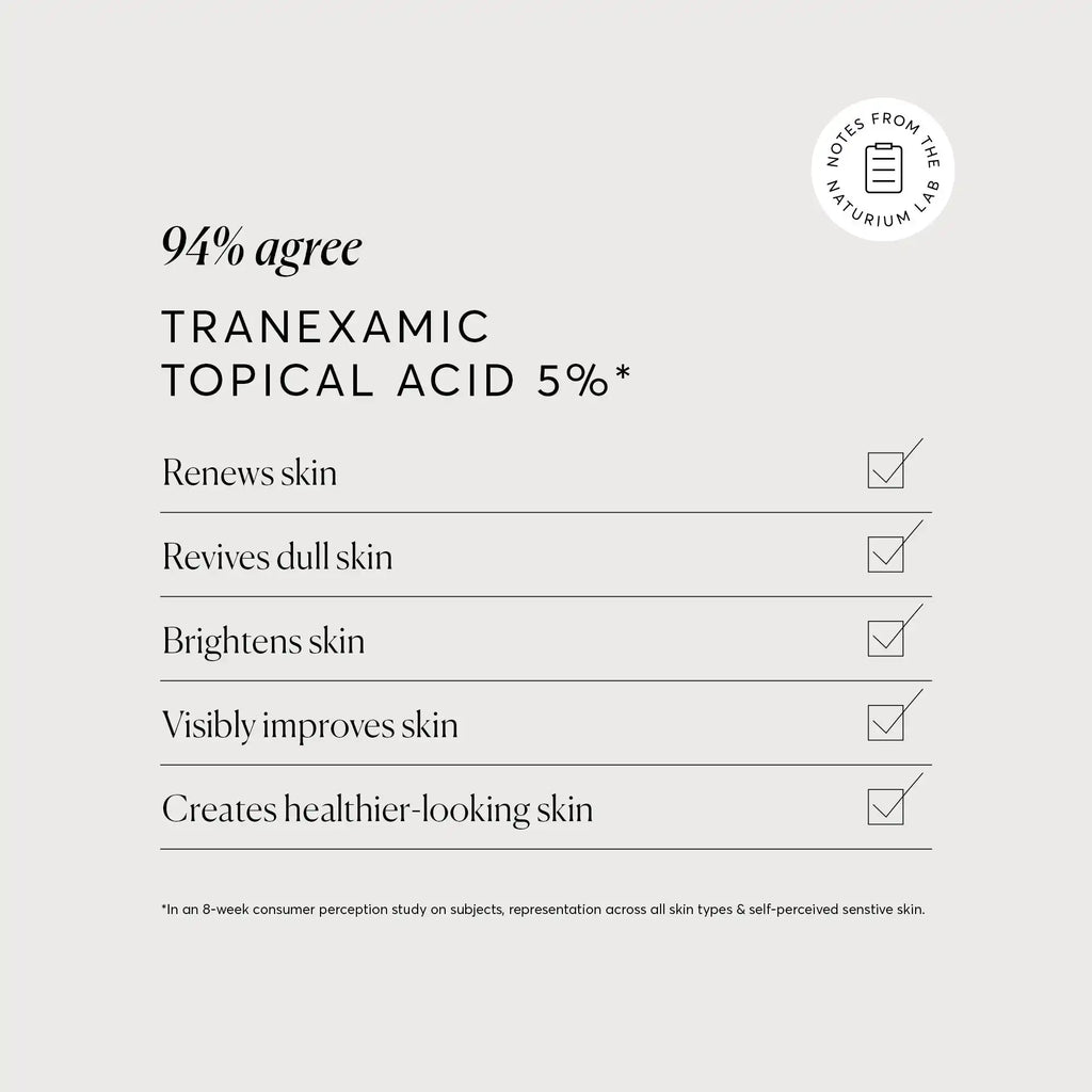 Tranexamic Topical Acid 5% Weekday Skincare Routine Pick