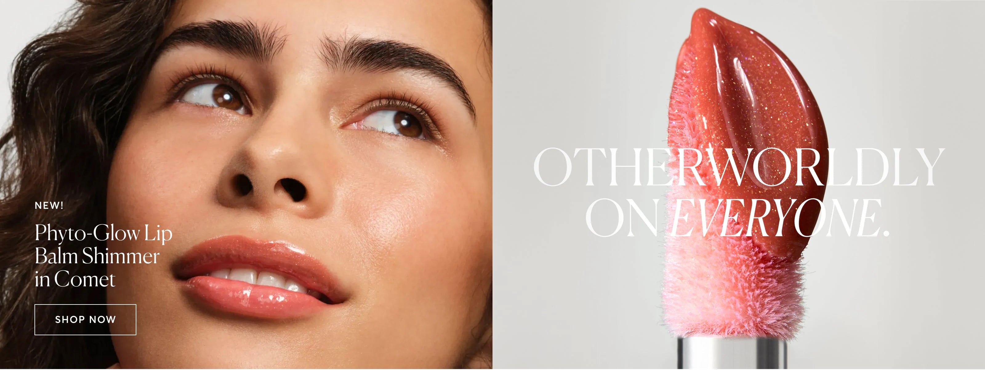Phyto-Glow Lip Balm Shimmer in Comet campaign